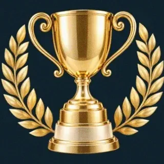 Gold trophy cup — Winshark Casino